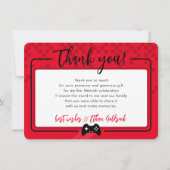 JEU MODERNE MERCI Bar Mitzvah rouge noir (Devant)