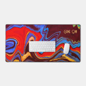 Jeu Moderne Sur Abstrait Joueur Coloré Distressé (Clavier et souris)