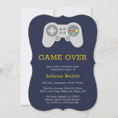 Jeu moderne sur les invitations de la fête de bacc (Devant)