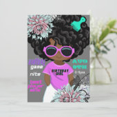 Jeu Nite Anniversaire Carte d'invitation (Debout devant)