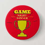 Jeu Nuit gagnant pin badge jeux trophée du prix (Devant)