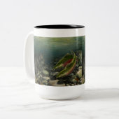 Jeu Pêche Mug Coho Saumon w Bear Cup (Devant gauche)