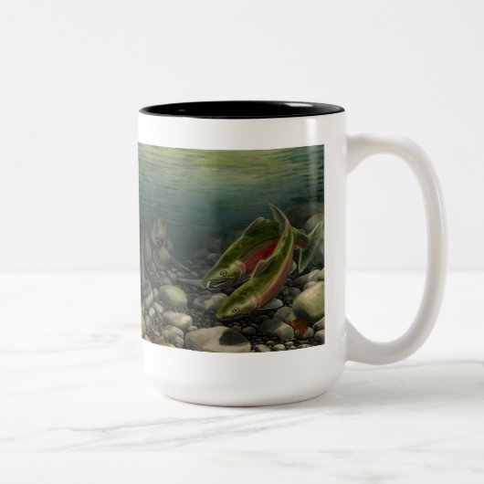 Jeu Pêche Mug Coho Saumon w Bear Cup (Droit)