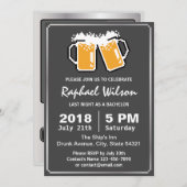 Jeu portable cool bières carte de fête d'enterreme (Devant / Derrière)