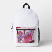 Jeu pour filles sac à dos Nom personnalisable (Recto)