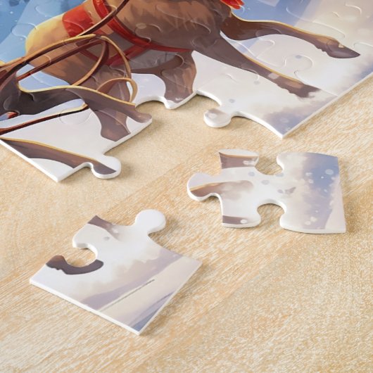 Jeu Puzzle Noël Père Noël (Côté)