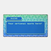 Jeu rétro Cool bleu unique (Recto)