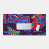 Jeu Sur Abstrait Moderne Distressed Coloré Personn (Clavier et souris)