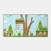 Jeu Sur Arrière - plan Sidescroller Bureau Mat (Recto)