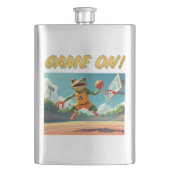 Jeu Sur Basketball Frog Flacon en acier inoxydable (devant)