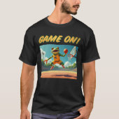 Jeu Sur Basketball Frog hommes noir T-shirt (Devant)