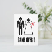 JEU SUR carte postale Merci Invitation carte (Debout devant)