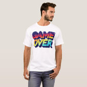 Jeu sur Glitch Neon T-Shirt Design (Devant entier)