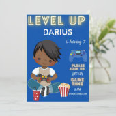 Jeu Sur Invitation Anniversaire Carte (Debout devant)