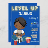 Jeu Sur Invitation Anniversaire Carte (Devant / Derrière)