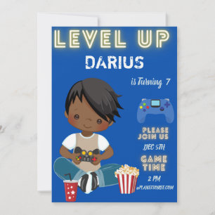 Jeu Sur Invitation Anniversaire Carte