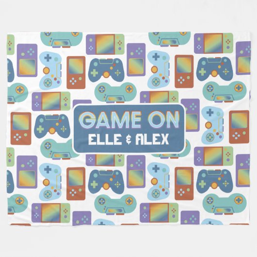 Jeu sur la couverture en polaire (Devant (Horizontal))