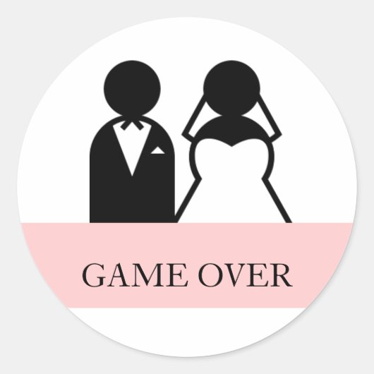 Jeu sur la mariée Groom Clipart Mariage Stickers (Devant)