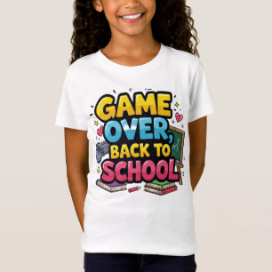 Jeu sur le retour à l'école T-shirt Amusant