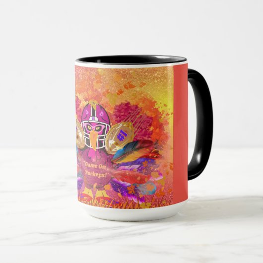 Jeu Sur Turkeys Café Mug (Devant droit)