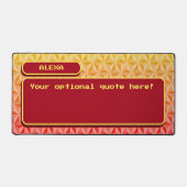 Jeu unique Cool orange rétro (Recto)