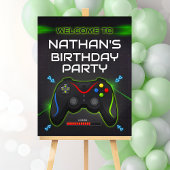 Jeu Vidéo Anniversaire Fête Affiche de bienvenue G