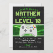 Jeu vidéo Anniversaire Fête Invitation Invitation (Devant)