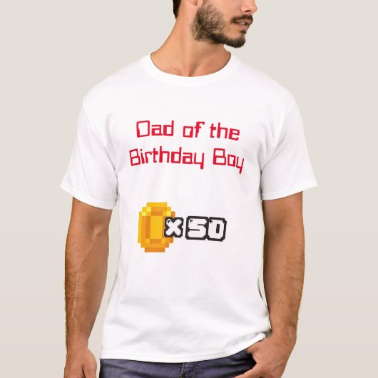 Jeu vidéo Anniversaire Papa T-Shirt (Devant)