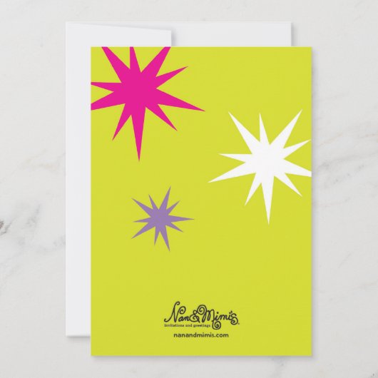 Jeu vidéo Arcade Invitations de la fête d'annivers (Dos)