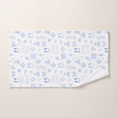 Jeu vidéo doodle thème PC gamer (Serviette à main)