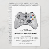 Jeu vidéo en ligne Invitation de fête d'anniversai (Devant / Derrière)