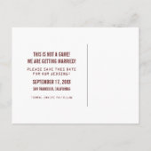 Jeu vidéo Enregistrer la date carte postale, Maroo (Dos)