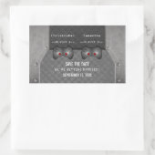 Jeu vidéo Enregistrer les stickers de date, gris (Sac)