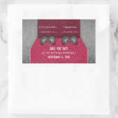Jeu vidéo Enregistrer les stickers de date, rose (Sac)