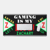 Jeu vidéo Géométrique Noir Vert Rouge Monogramme (Clavier et souris)