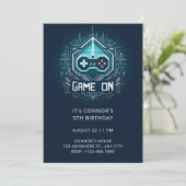 Jeu vidéo Invitation Anniversaire (Debout devant)