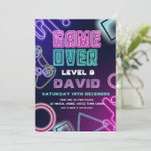 Jeu vidéo Invitation Anniversaire | Niveau 8 (Debout devant)