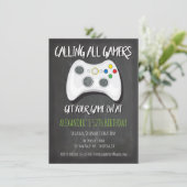 Jeu vidéo Invitations de fête d'anniversaire (Debout devant)