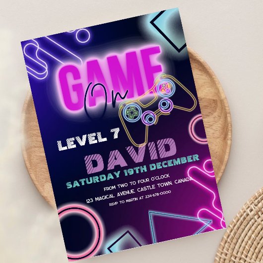 Jeu Vidéo Sur Invitation Anniversaire | Niveau 7