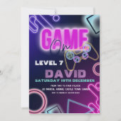 Jeu Vidéo Sur Invitation Anniversaire | Niveau 7 (Devant)