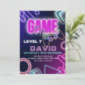 Jeu Vidéo Sur Invitation Anniversaire | Niveau 7 (Debout devant)