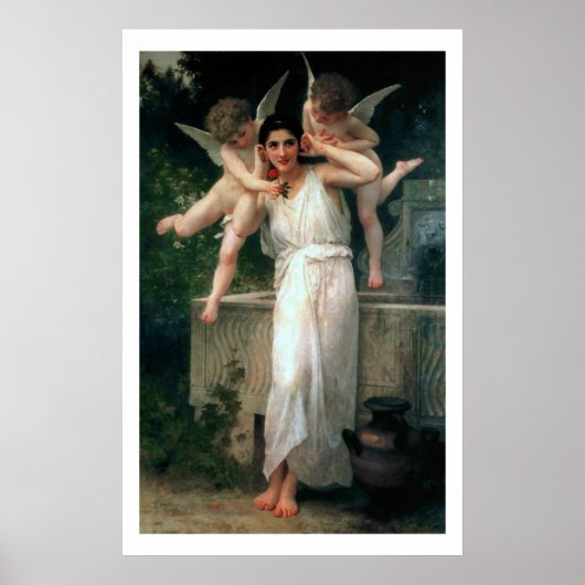 Jeugd 1893, William Adolphe Bouguereau Poster (Voorkant)