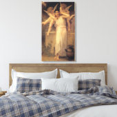 Jeugd door Bouguereau, Victoriaans Angels Portrait Canvas Afdruk (Insitu (Slaapkamer))