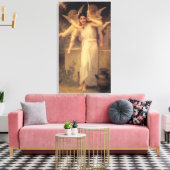 Jeugd door Bouguereau, Victoriaans Angels Portrait Canvas Afdruk (Insitu (Woonkamer))