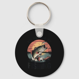 Jeugd Ik Ging Liever Vissen-shirt Jongen Largemout Sleutelhanger