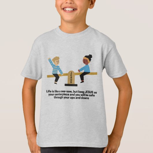 Jeugd See-Saw T-shirts (Voorkant)