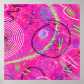 Jeugdherinneringen Abstracte kunst Poster (Voorkant)