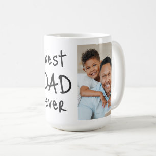 Jeugdige BESTE DAD OOIT 2 Foto's Aangepaste kleur Koffiemok