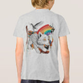 "Jeugdige fijne jersey T-shirt - Express Yourself" (Achterkant)