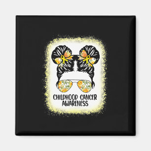 Jeugdkankerbewustzijn Mijn ZOON Warrior T-shirt Magneet